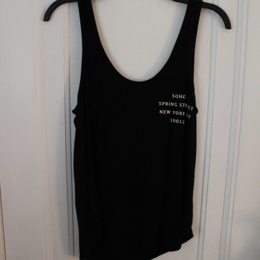 Soho Black Tank Top